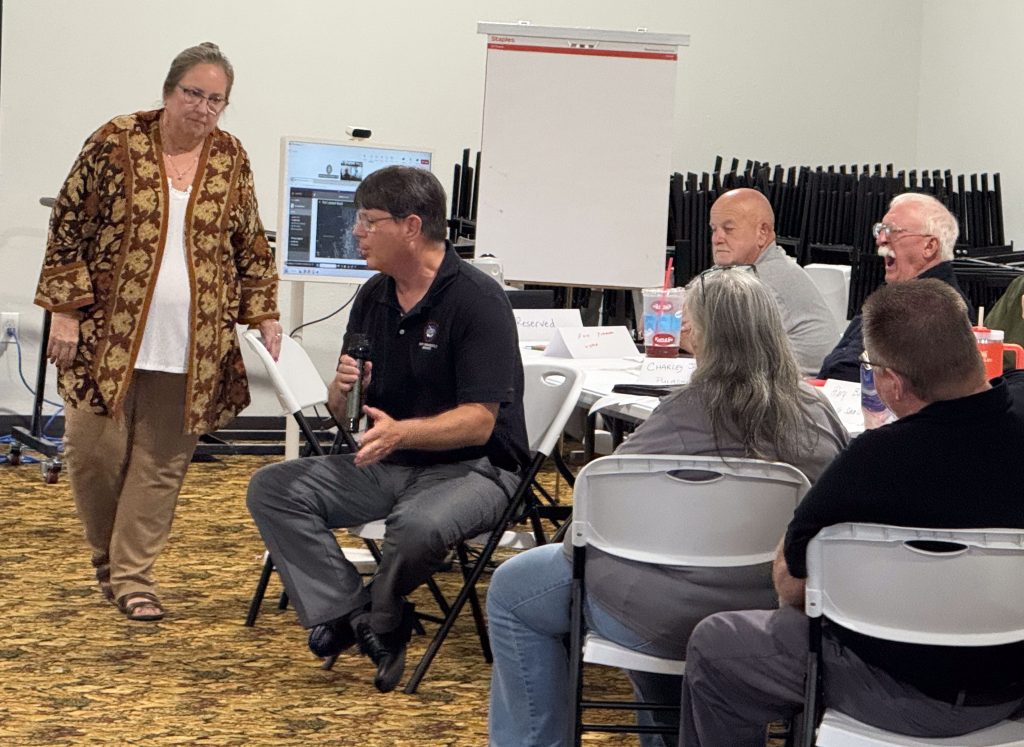 Tammy Snodgrass moderating table top exercise